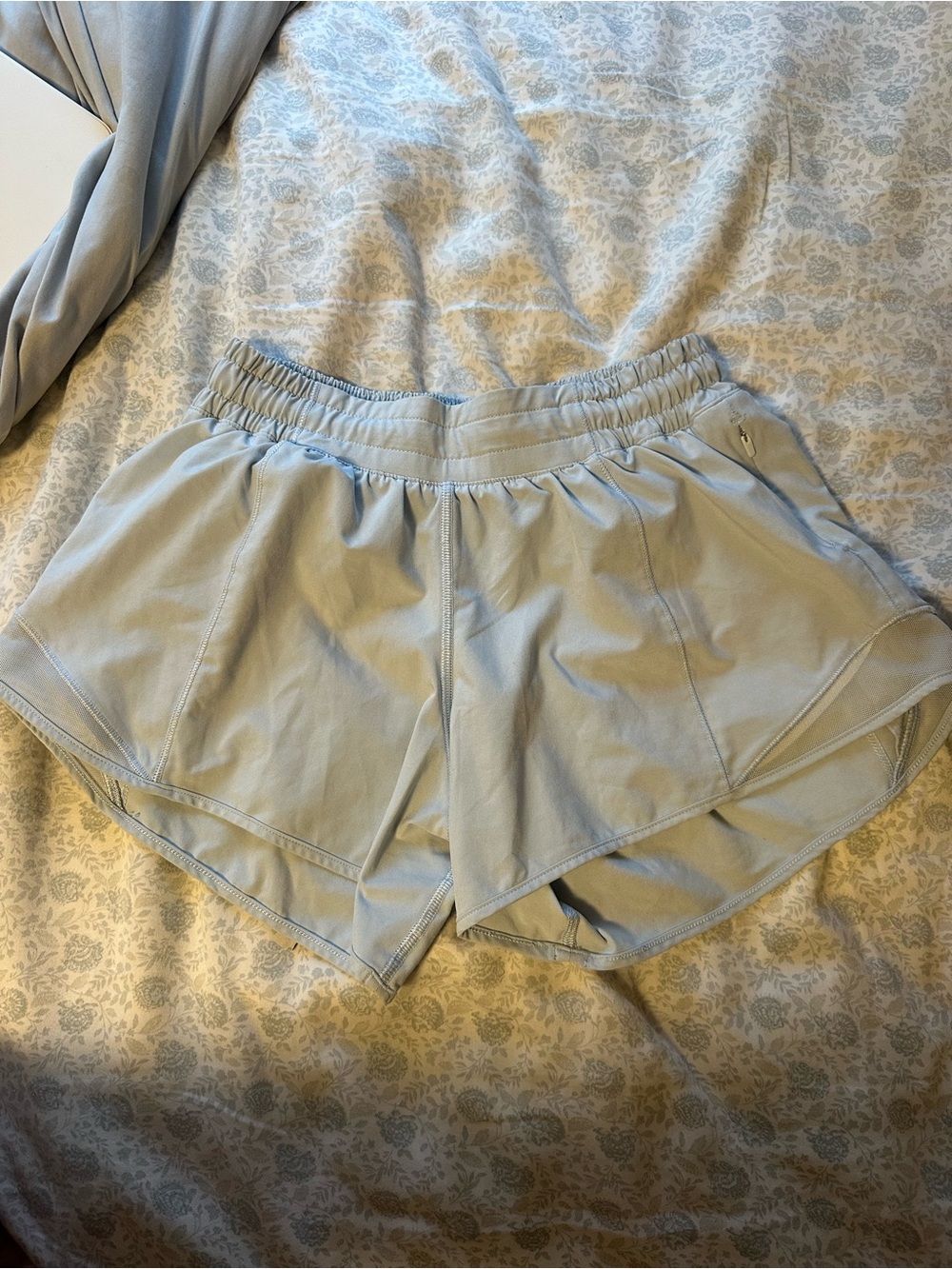 Lululemon Light Blue Hotty Hot Shorts